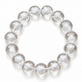 Tidal Bloom treated clear quartz bracelet on a light background